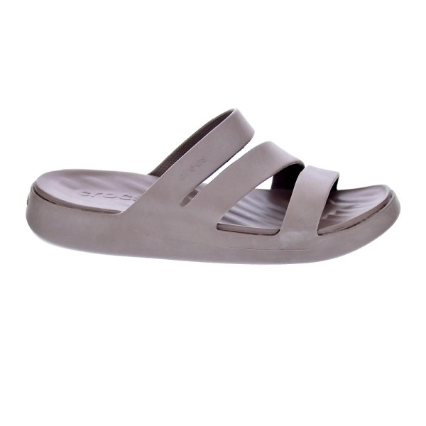 Chanclas Crocs zapatos Mujer modelo Getaway Marrón 