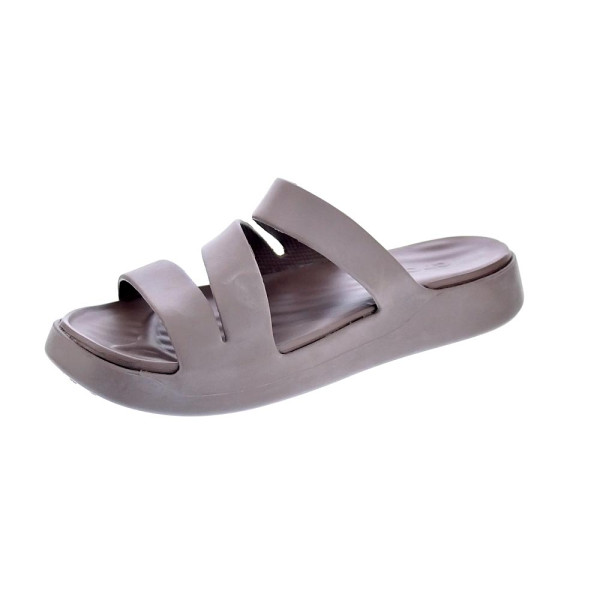 Chanclas Crocs zapatos Mujer modelo Getaway Marrón 