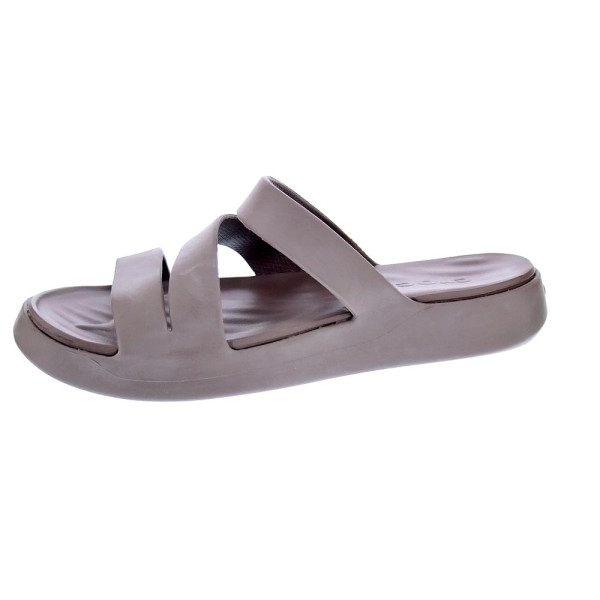 Chanclas Crocs zapatos Mujer modelo Getaway Marrón 