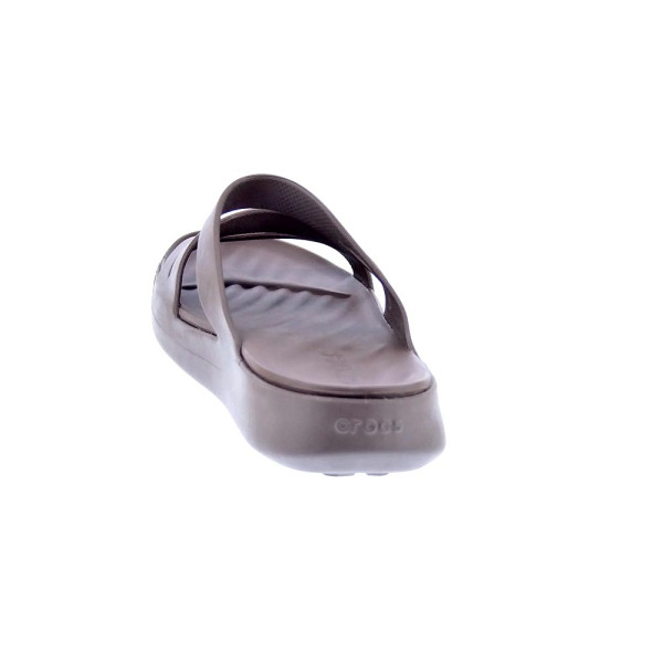 Chanclas Crocs zapatos Mujer modelo Getaway Marrón 