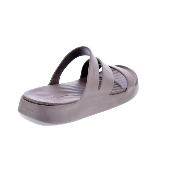 Chanclas Crocs zapatos Mujer modelo Getaway Marrón 
