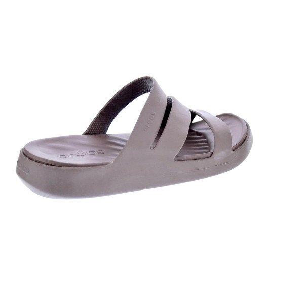 Chanclas Crocs zapatos Mujer modelo Getaway Marrón 