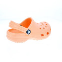 Zuecos Crocs zapatos Niño modelo Classic Clog K Naranja 