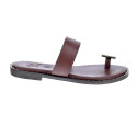 Sandalias S Piero zapatos Mujer modelo Studded Flat Marrón 