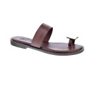 Sandalias S Piero zapatos Mujer modelo Studded Flat Marrón 