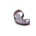 Sandalias S Piero zapatos Mujer modelo Studded Flat Marrón 