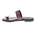 Sandalias S Piero zapatos Mujer modelo Studded Flat Marrón 