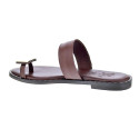 Sandalias S Piero zapatos Mujer modelo Studded Flat Marrón 