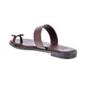 Sandalias S Piero zapatos Mujer modelo Studded Flat Marrón 