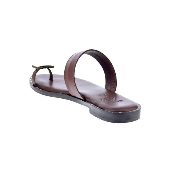 Sandalias S Piero zapatos Mujer modelo Studded Flat Marrón 