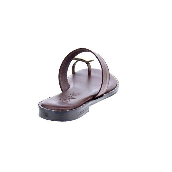 Sandalias S Piero zapatos Mujer modelo Studded Flat Marrón 