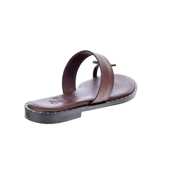 Sandalias S Piero zapatos Mujer modelo Studded Flat Marrón 