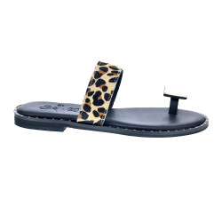 Sandalias S Piero zapatos Mujer modelo Studded Flat Blanco 