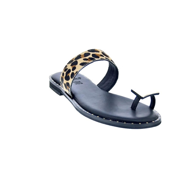 Sandalias S Piero zapatos Mujer modelo Studded Flat Blanco 