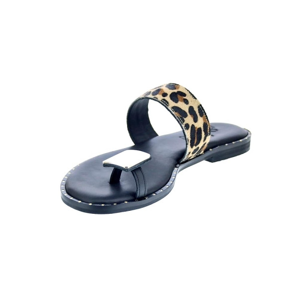 Sandalias S Piero zapatos Mujer modelo Studded Flat Blanco 
