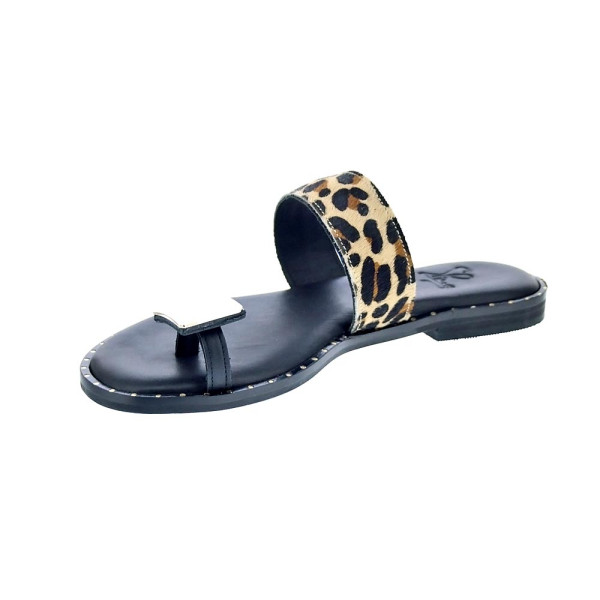 Sandalias S Piero zapatos Mujer modelo Studded Flat Blanco 