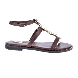 Sandalias S Piero zapatos Mujer modelo Studded Flat Marrón 