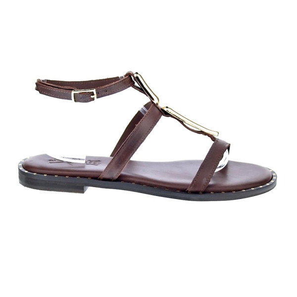 Sandalias S Piero zapatos Mujer modelo Studded Flat Marrón 