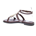 Sandalias S Piero zapatos Mujer modelo Studded Flat Marrón 