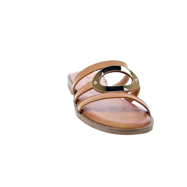 Sandalias S Piero zapatos Mujer modelo Studded Flat Marrón 