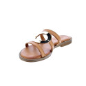 Sandalias S Piero zapatos Mujer modelo Studded Flat Marrón 