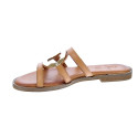 Sandalias S Piero zapatos Mujer modelo Studded Flat Marrón 