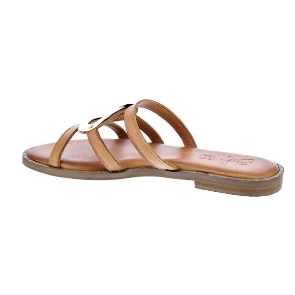Sandalias S Piero zapatos Mujer modelo Studded Flat Marrón 