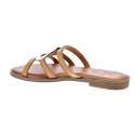 Sandalias S Piero zapatos Mujer modelo Studded Flat Marrón 