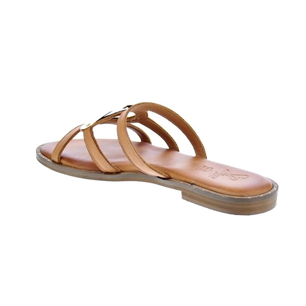 Sandalias S Piero zapatos Mujer modelo Studded Flat Marrón 