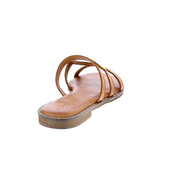 Sandalias S Piero zapatos Mujer modelo Studded Flat Marrón 
