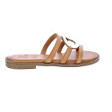 Sandalias S Piero zapatos Mujer modelo Studded Flat Marrón 