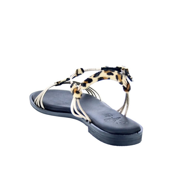 Sandalias S Piero zapatos Mujer modelo Soft Flat Marrón 