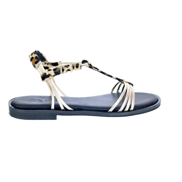 Sandalias S Piero zapatos Mujer modelo Soft Flat Marrón 