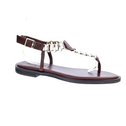 Sandalias S Piero zapatos Mujer modelo Soft Flat Beige  2