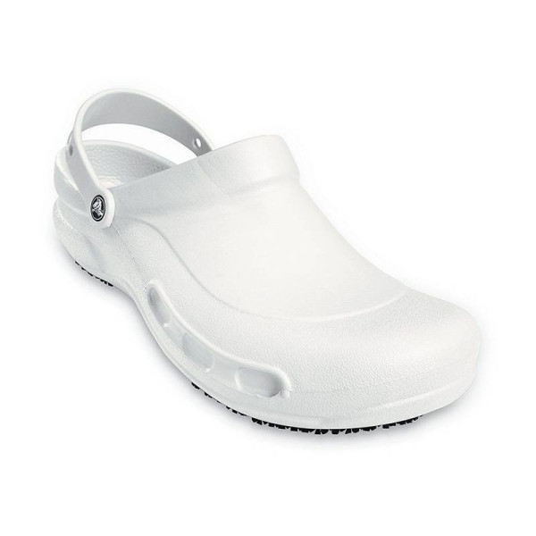 Zuecos Crocs zapatos Mujer modelo Bistro Work Clog Blanco 