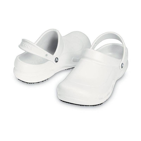 Zuecos Crocs zapatos Mujer modelo Bistro Work Clog Blanco 