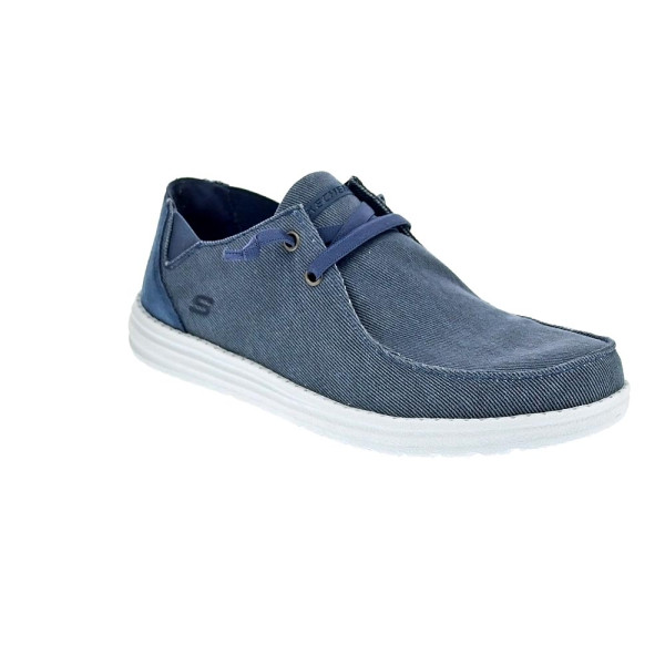 Mocasines Skechers zapatos Hombre modelo Melson Raymon Azul 