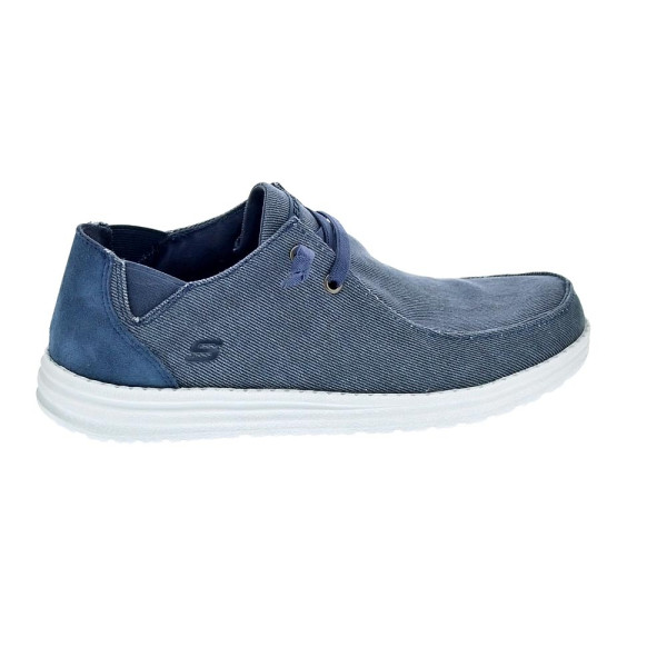 Mocasines Skechers zapatos Hombre modelo Melson Raymon Azul 