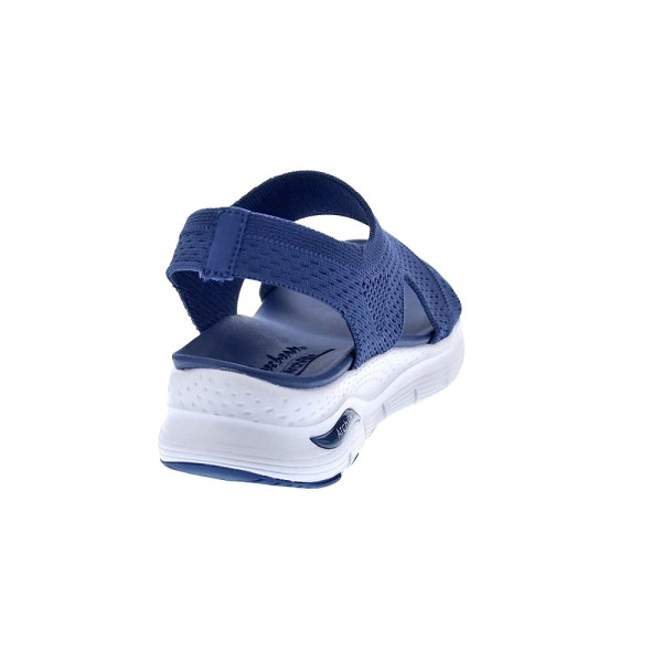 Sandalias Skechers zapatos Mujer modelo Arch Fit Brightest Azul 