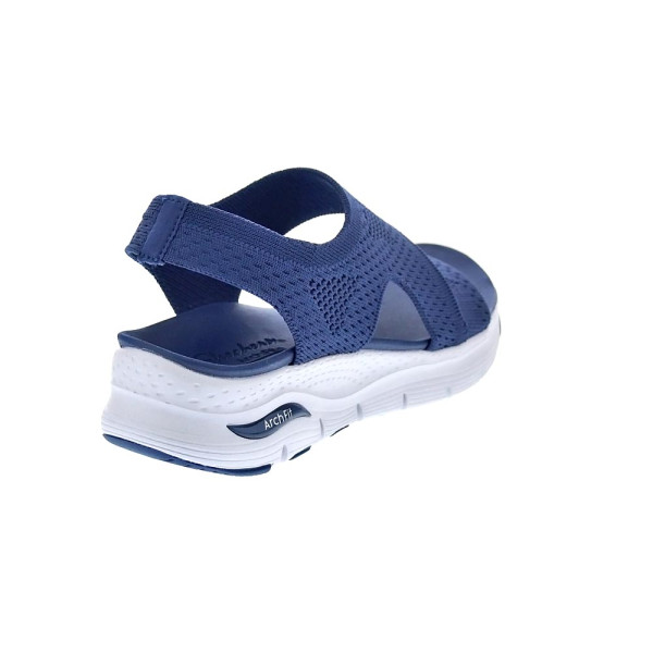 Sandalias Skechers zapatos Mujer modelo Arch Fit Brightest Azul 