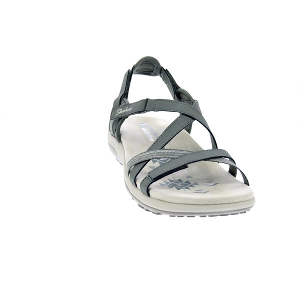 Sandalias Skechers zapatos Mujer modelo Reggae Slim Verde 