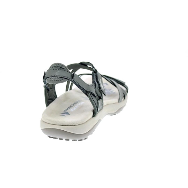 Sandalias Skechers zapatos Mujer modelo Reggae Slim Verde 