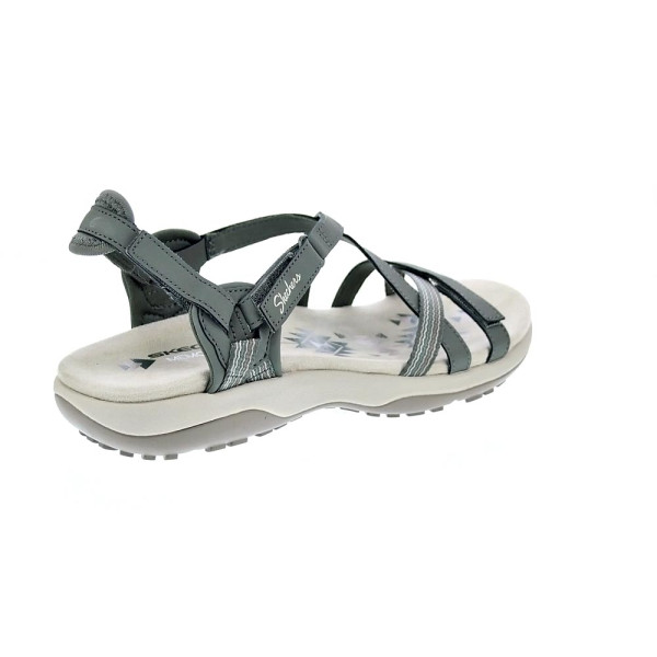 Sandalias Skechers zapatos Mujer modelo Reggae Slim Verde 