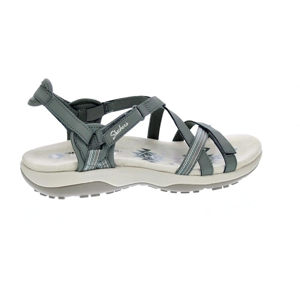 Sandalias Skechers zapatos Mujer modelo Reggae Slim Verde 