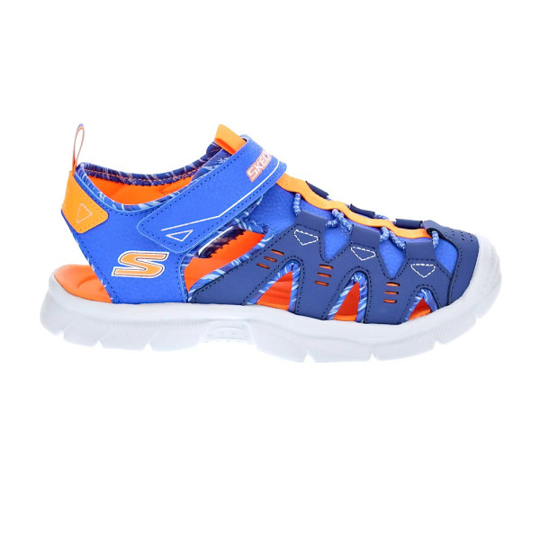 Sandalias Skechers zapatos Niño modelo Relix Azul 