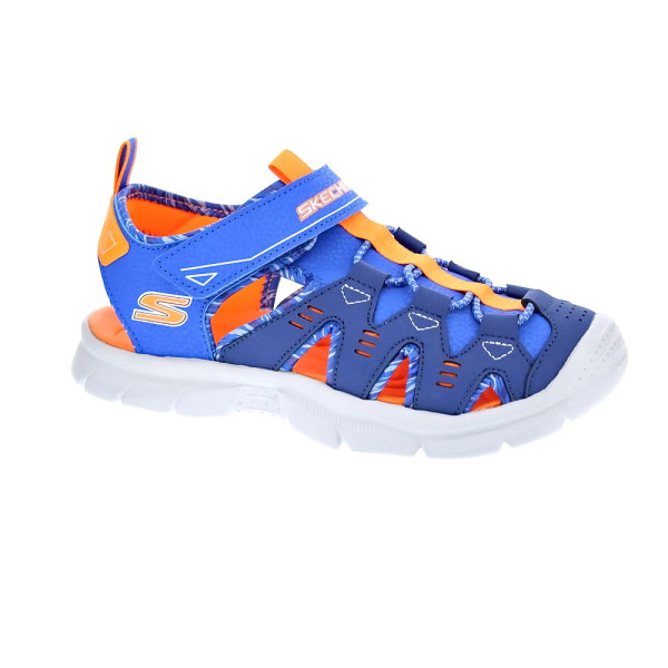 Sandalias Skechers zapatos Niño modelo Relix Azul 