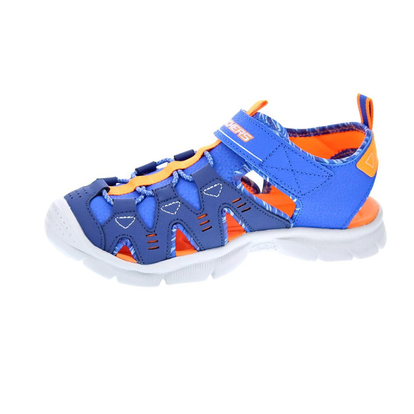 Sandalias Skechers zapatos Niño modelo Relix Azul 