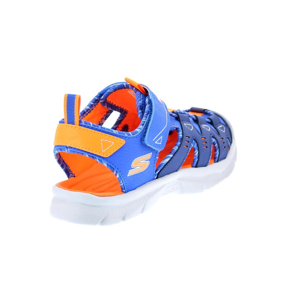 Sandalias Skechers zapatos Niño modelo Relix Azul 