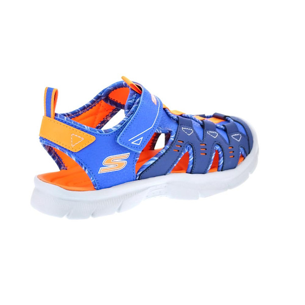 Sandalias Skechers zapatos Niño modelo Relix Azul 