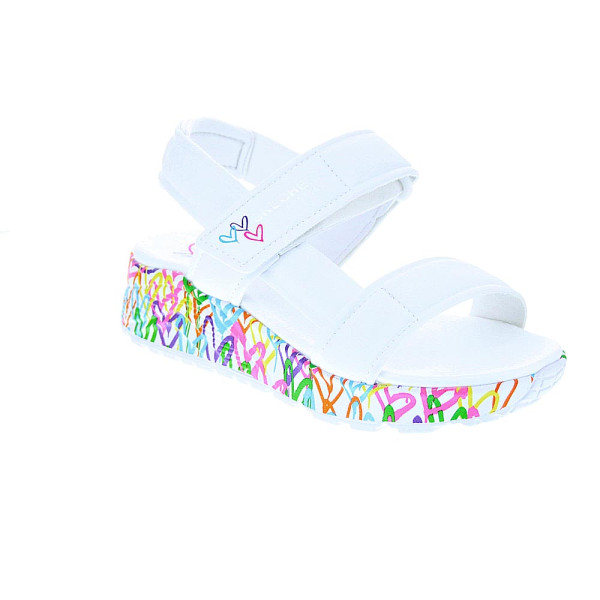 Sandalias Skechers zapatos Niña modelo Uno Lite Sandal Blanco 